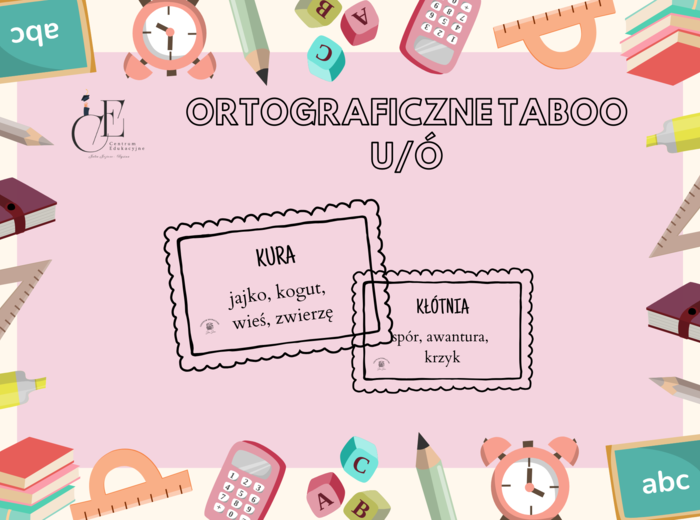 Ortograficzne Taboo- U/Ó