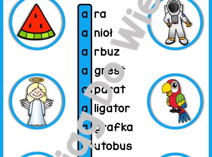 Czytam wyrazy, rozpoznaję obrazki