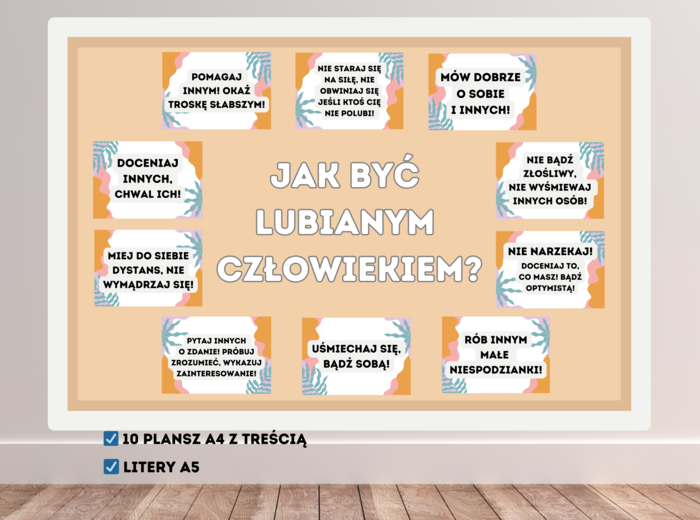Gazetka szkolna - JAK BYĆ LUBIANYM?