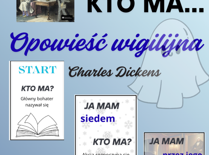 Ja mam... Kto ma... "Opowieść wigilijna" Ch. Dickens