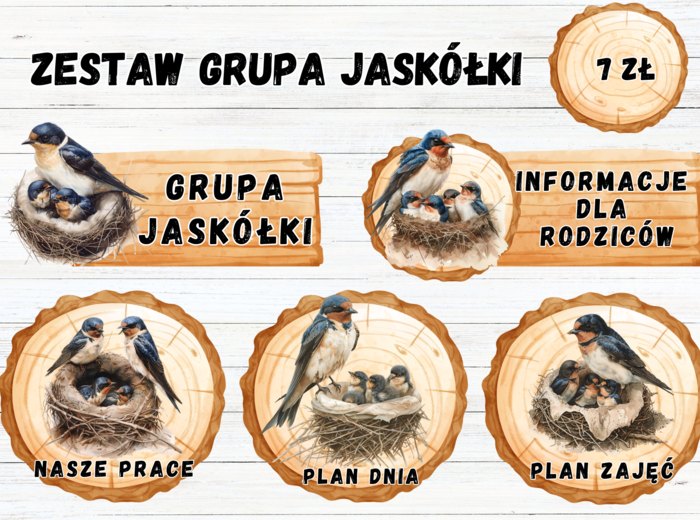 ZESTAW GRUPOWY GRUPA JASKÓŁKI