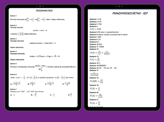 Zbiór zadań maturalnych CKE - Matematyka R