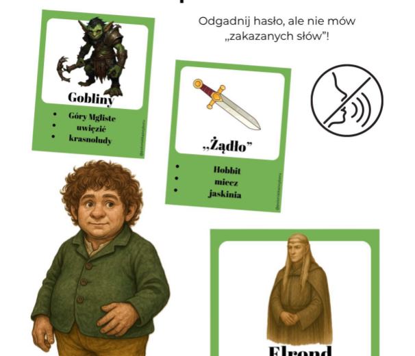 Taboo lekturowe ,,Hobbit, czyli tam i z powrotem"