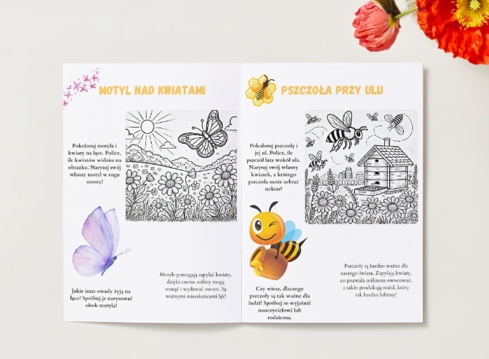 Kolorowanki ekologiczne. Zwierzęta. Rośliny. Środowisko naturalne.