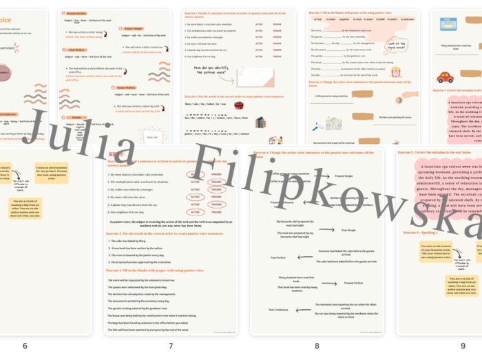 Passive Voice/ Strona bierna/ Zestaw zadań/ Teoria i Praktyka/ Teoria/ Theory/ Zadania/ Pakiet/ Karta pracy/Speaking/ Gramatyka/ Grammar/ English Grammar/ Matura/ Notatka/ SP 7-8/ SP 8/ Klasy 7-8/ Klasa 8/ Gotowa lekcja/Liceum/ LO