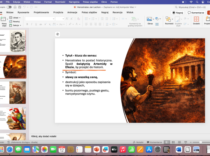 Jan Lechoń "Herostrates" - analiza i interpretacja