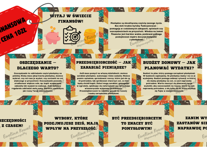 EDUKACJA FINANSOWA - gazetka szkolna do szkoły podstawowej