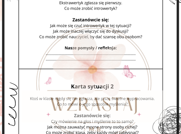 Poza tablicą - po swojemu; głośno,cicho,autentycznie 5/54