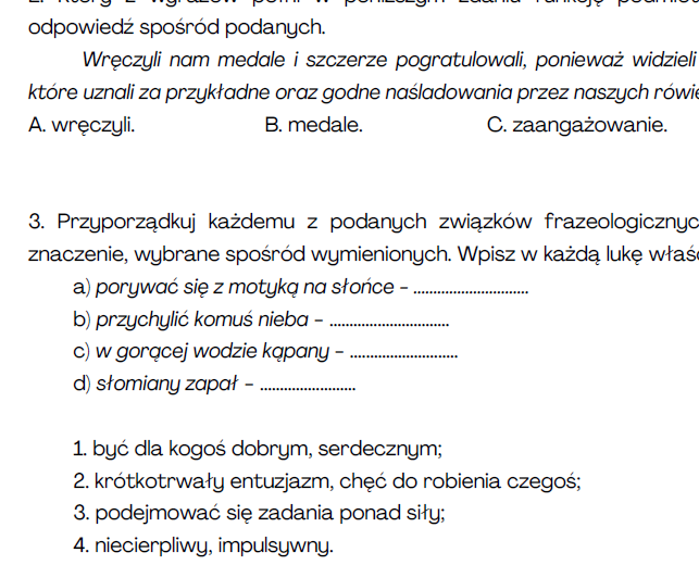 Ogłoszenie nr 2 - kartkówka, egzamin ósmoklasisty,