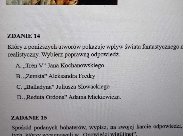 „Opowieść wigilijna” – lekcja z przesiadką- pytania egzaminacyjne.