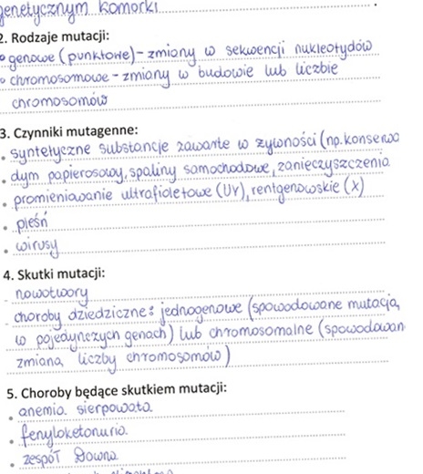 Mutacje (sketchnotka)