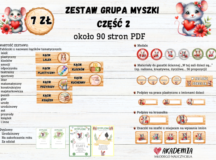 ZESTAW GRUPA MYSZKI 2