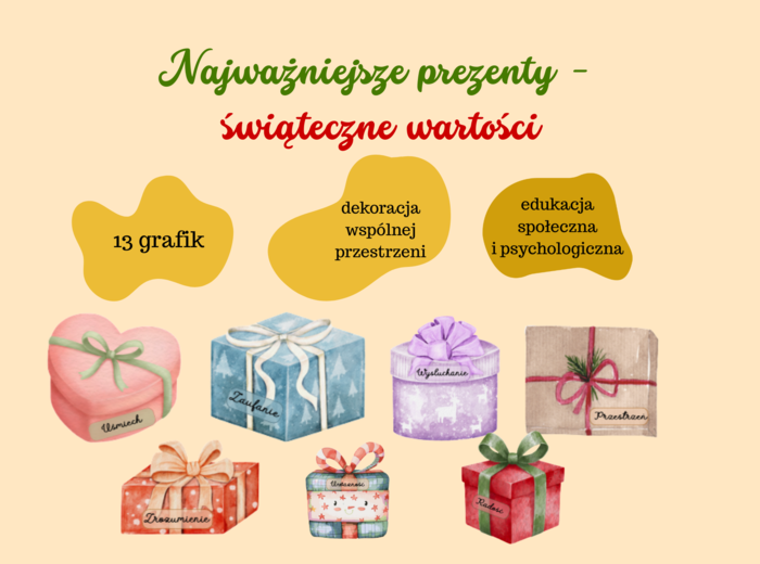 Świąteczne wartości - gazetka do klasy