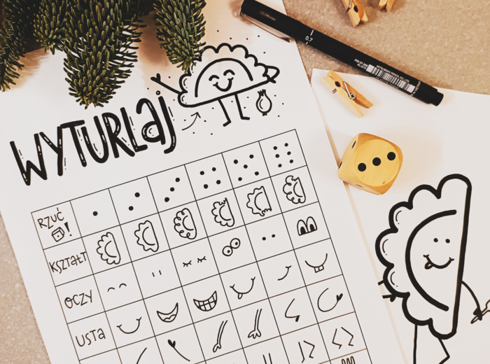 "WYTURLAJ PIEROGI" - plansza do gry