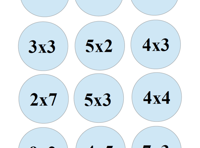 Matematyczne kodowanie (tabliczka mnożenia) – gra matematyczna