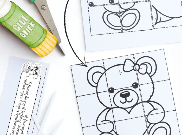 Dzień Pluszowego Misia - wklejka/karta pracy