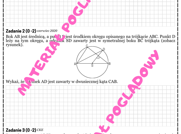 MINI MATURA. MATEMATYKA. Dowody algebraiczne i geometryczne.