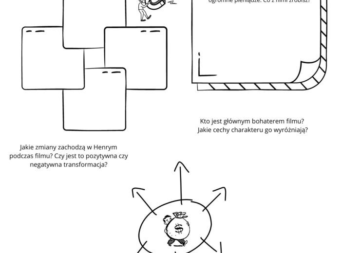 Karta pracy do filmu "Zdumiewająca historia Henry'ego Sugara"