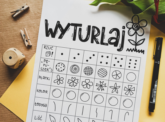 WIOSNA - gra "WYTURLAJ KWIATKA"