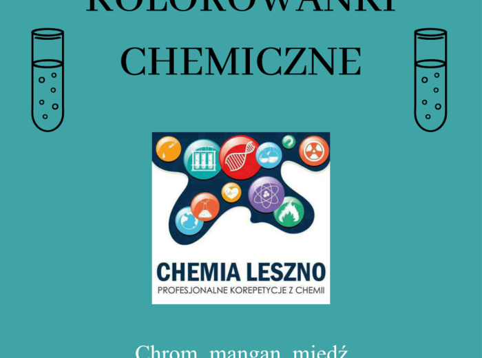 Kolorowanka chemiczna - chrom, mangan,miedź