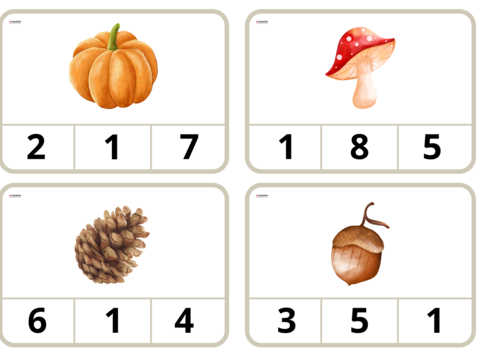 KLAMERKOWE POMOCE - JESIEŃ