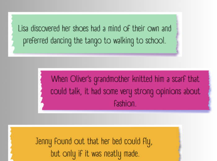 WEIRD STORY STARTERS 4