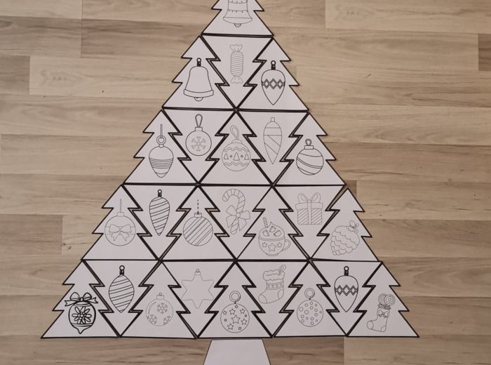 Kolorowanka Choinka XXL