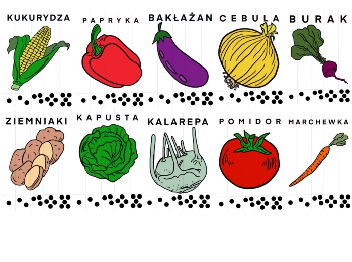 Puzzle - warzywa