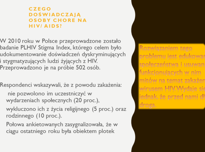 STEREOTYPY I STYGMATYZACJA OSÓB CHORYCH PSYCHICZNIE I DYSKRYMINOWANYCH