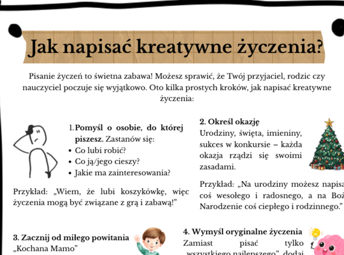Jak napisać kreatywne życzenia? - poradnik