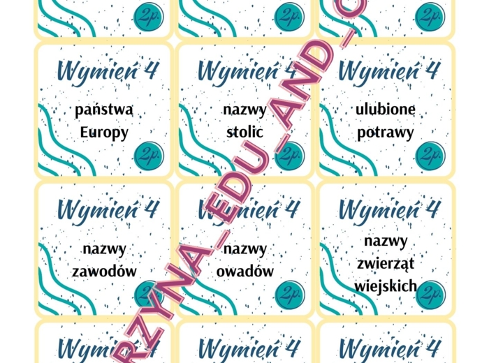 Wymień 3-4-5-6 - gra karciana, część 1 - ogólna