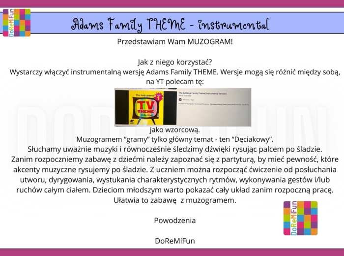 Muzogram - Rodzina Adamsów - muzyka z filmu
