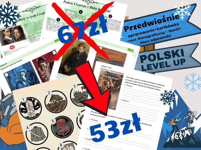 Przedwiośnie_pakiet 4 elementy_Polski Level Up