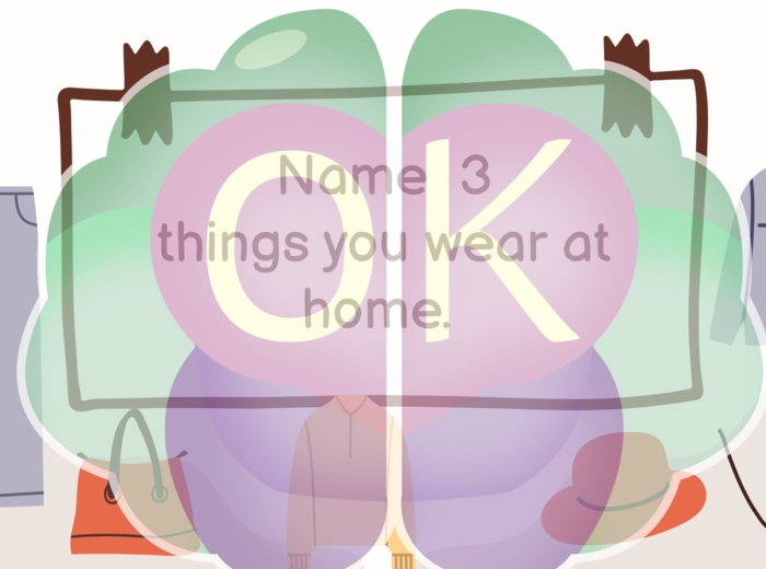 Name 3 – Clothes Edition ubrania, słownictwo, gra językowa, mówienie, powtórka, dzieci, szkoła podstawowa, speaking, komunikacja, nauka przez zabawę, A1–A2. clothes, vocabulary, speaking activity, ESL game, kids, English lesson, warm-up, fun learning, te