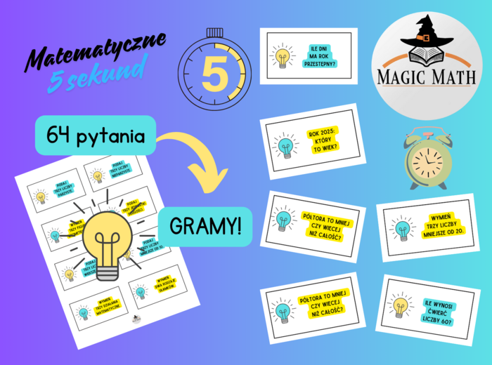 Matematyczne 5 SEKUND gra