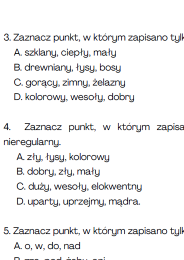 Egzamin ósmoklasisty - kartkówka, argumentacja, zajmowanie stanowiska, gramatyka