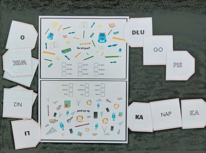 Co masz w plecaku? Ćwiczymy pisanie i czytanie po polsku! (polski dla obcokrajowców)