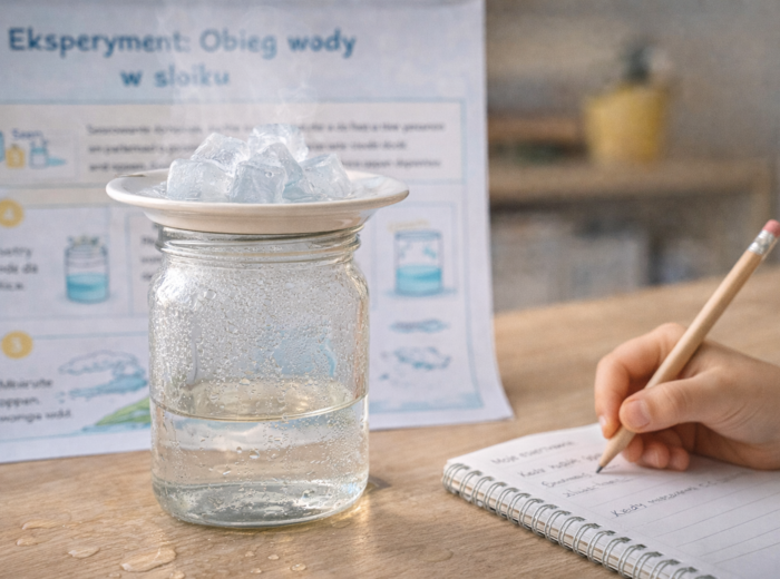 Obieg wody w przyrodzie – karty pracy i mini-eksperymenty