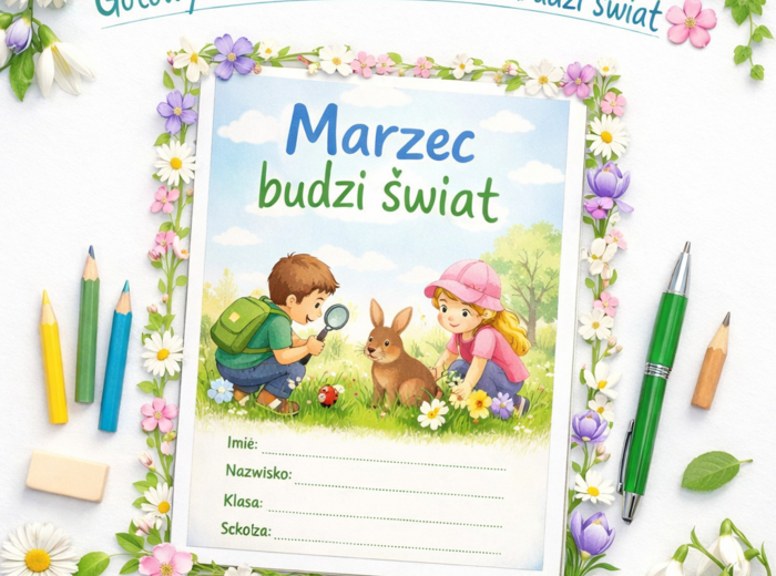 Marzec budzi świat. Karty pracy o zjawiskach wiosennych