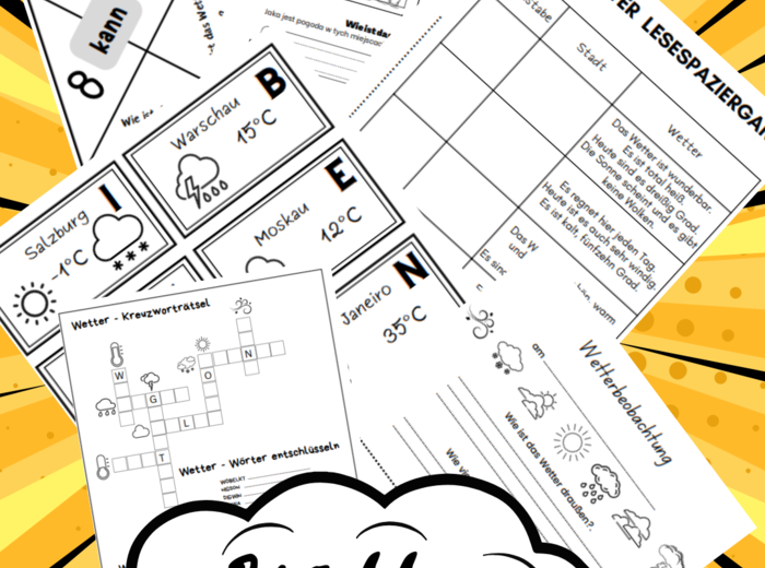 Wetter Paket – pogoda - język niemiecki