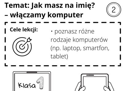 Rodzaje komputerów Klasa 1