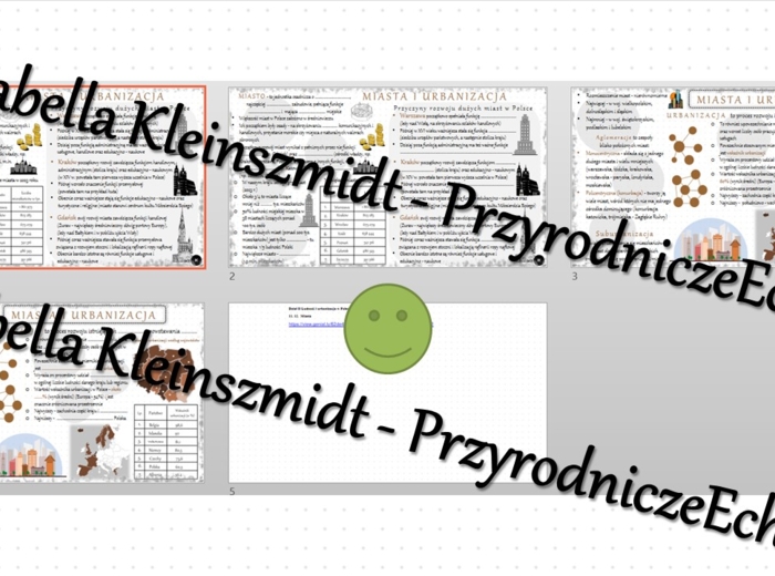 Minizestaw na temat „Miasta” – sketchnotka + karta pracy w power point + gratisowy link do prezentacji multimedialnej niekomercyjnej wykonanej w genial.ly do indywidualnego pobrania i użycia do celów niekomercyjnych. Geografia 7, „Ludność i urbanizacja”