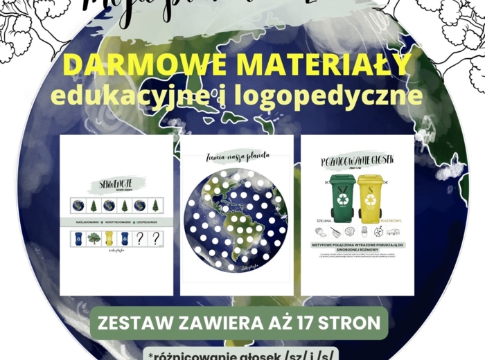 Moja Planeta Ziemia - materiały edukacyjne i logopedyczne