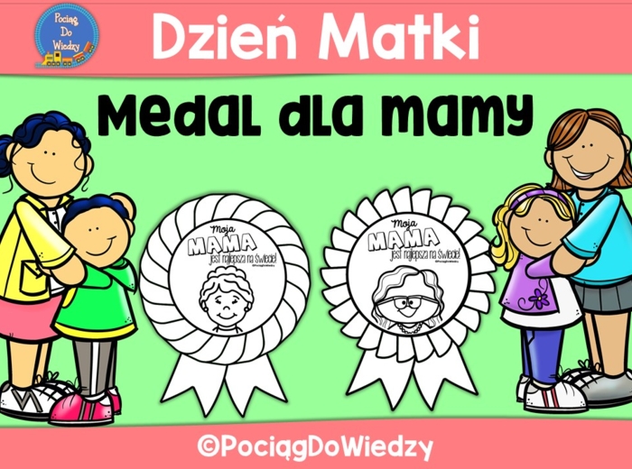 Dzień Matki - Medal dla mamy