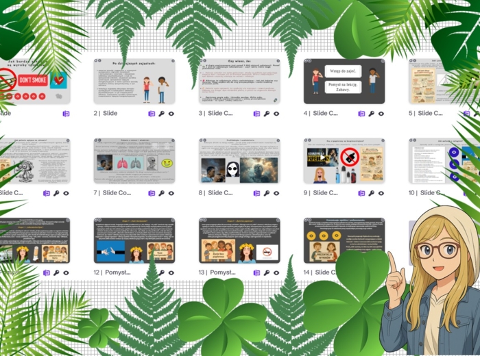 Prezentacja multimedialna w genial.ly „Jak bardzo szkodliwe są wyroby tytoniowe? ”. Edukacja zdrowotna. Klasa 6. Dział „Moja profilaktyka uzależnień".