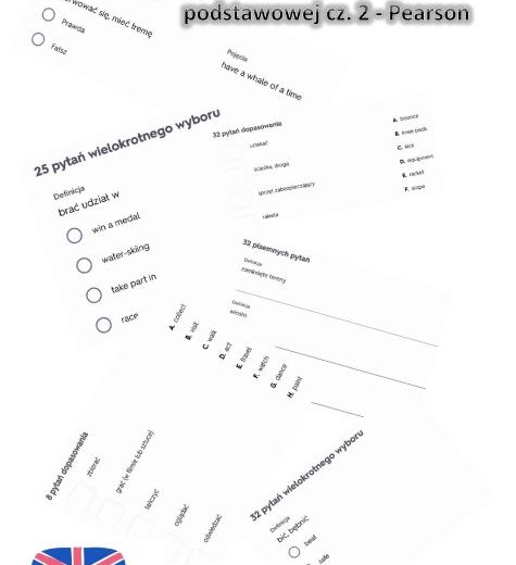 Repetytorium dla szkoły podstawowej cz. 1 (Pearson) – Unit 3 Życie prywatne – testy