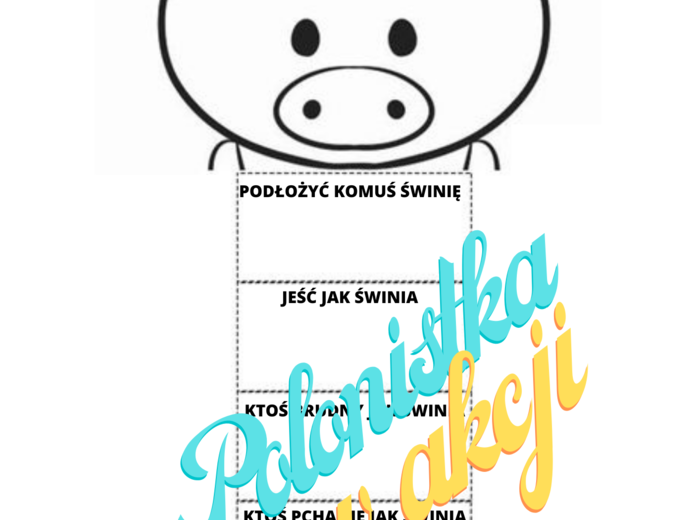 Frazeologizmy ze słowem świnia