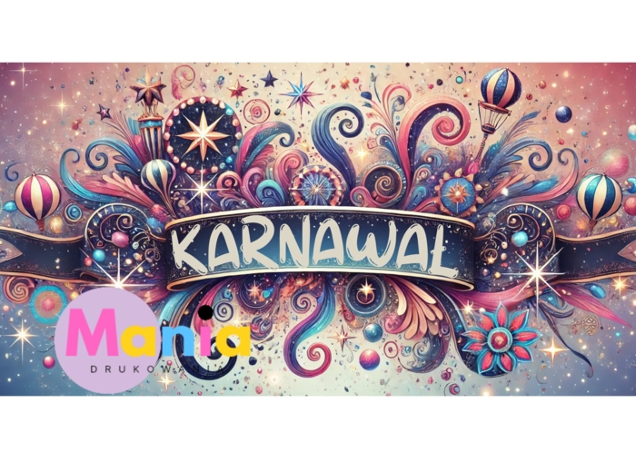 Karnawał/ Bal Karnawałowy - banery i ozdoby sali