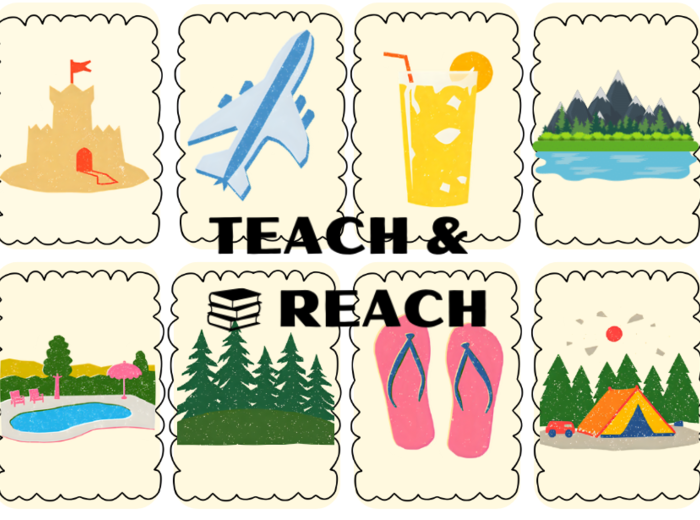 Summer flashcards - słówka wakacyjne do druku