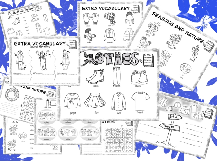 TIGER & FRIENDS 2 Unit 3 Seasons Clothes